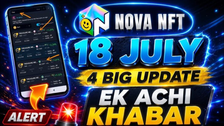 Nova Nft New Update Today | Treasure Nft Withdrawal Update | TUFT TOKAN Update | Nova Nft Today News