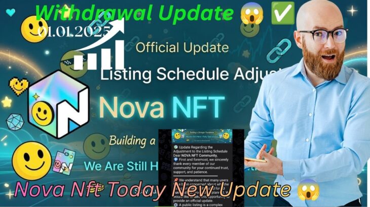 Nova Nft New Update Today | Withdrawal Start ✅ #trending#nft#trading