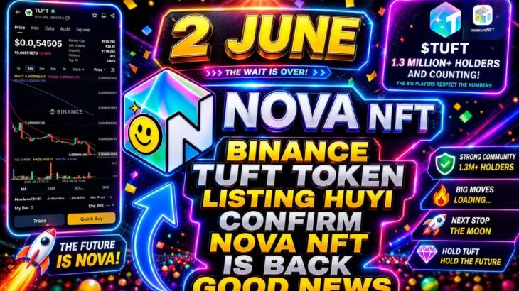 Nova Nft Withdrawal Update | TUFT TOKAN Good News | Treasure Nft New Update | Nova Nft Today News