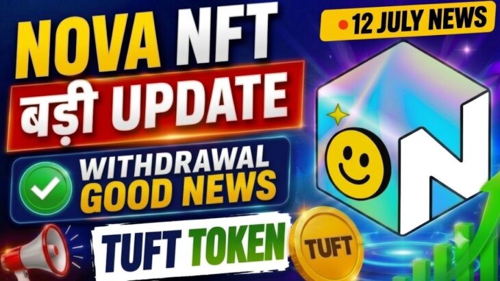 Nova nft app | nova nft withdrawal problem | nova nft 12 july update | nova nft latest update | nft