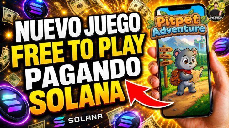 🚀 Nuevo Juego NFT GRATIS con RECOMPENSAS en SOLANA💥Análisis y Cómo Generar💥Pitpet Adventure