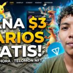 🔥 Nuevo Juego NFT de POKEMON PAGANDO GRATIS | Como Ganar Dinero Gratis con TELEMON 🤑