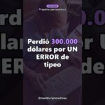 Perdió 300 mil dólares por un error de tipeo en un NFT 🚨