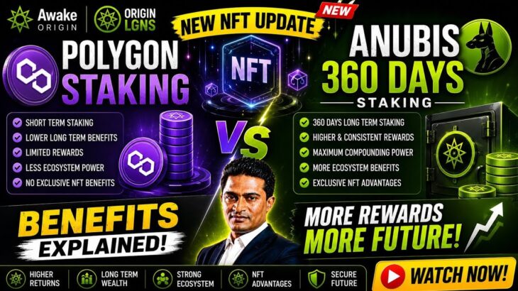 🚀 Polygon Staking vs Anubis 360 Days Staking | Burnable Bond + New NFT Update | LGNS Benefits
