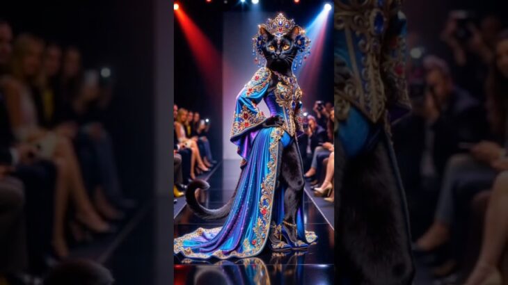 Royal Cat Runway 👑🐈 ⭐ #cat #nft #electronicmusic