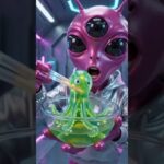 Standard Zog-glub challenge 👽👽👽 #chatgpt #groot #alien #animation #nft #space