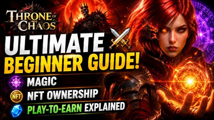 THRONE OF CHAOS Ultimate Beginner Guide! ⚔️ Magic, NFT Ownership & Play-to-Earn Explained
