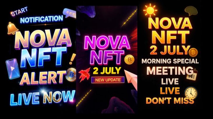 Treasure Nft Fun // Nova Nft 2 July Tuft Listing Update Today Nova Nft Morning Special Live Mitting