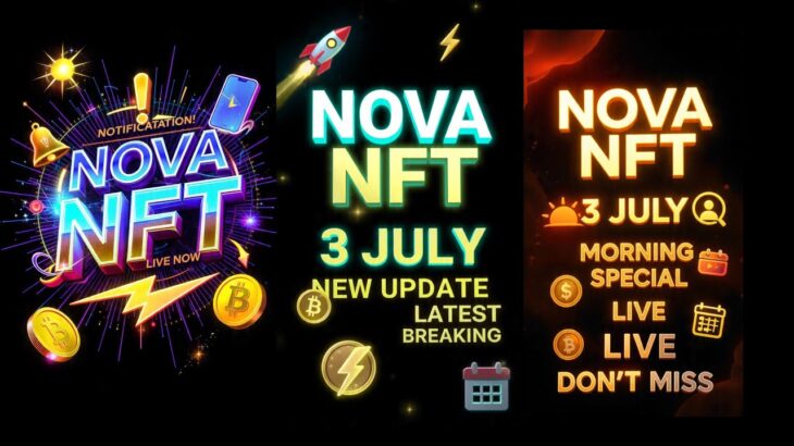 Treasure Nft Fun // Nova Nft 3 July Very Important Live Mitting Today Nova Nft Official Notification