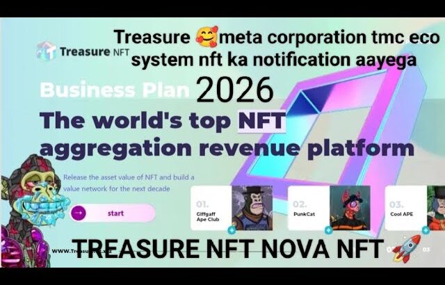Treasure 🥰meta corporation tmc eco system nft ka notification aayega