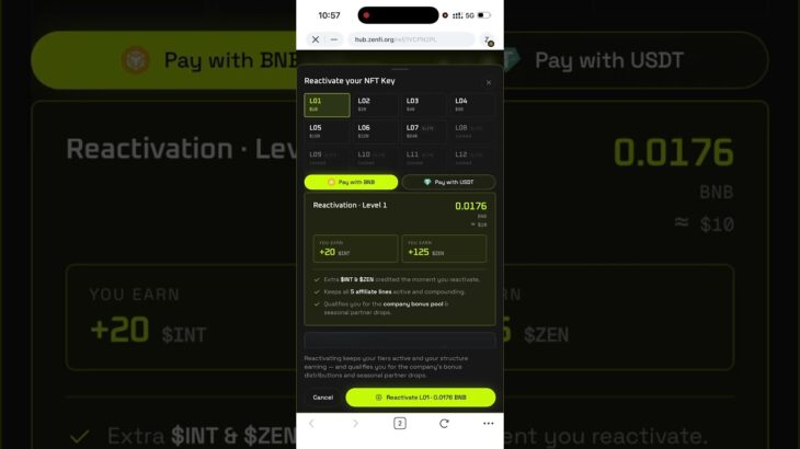 ZenFi NFT Level Kaise Buy Kare? USDT Se Complete Step-by-Step Guide in Hindi #ZenFiIndia