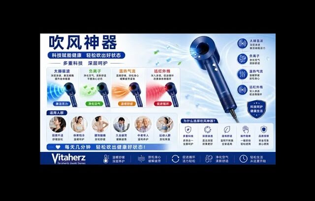 吹风神器~ 改善糖尿病导致的脚乌黑 & 吹散淤血
