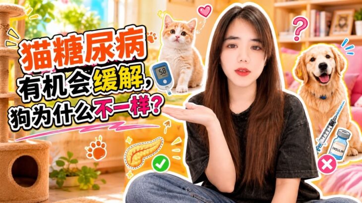 猫糖尿病有机会缓解，狗为什么不一样？