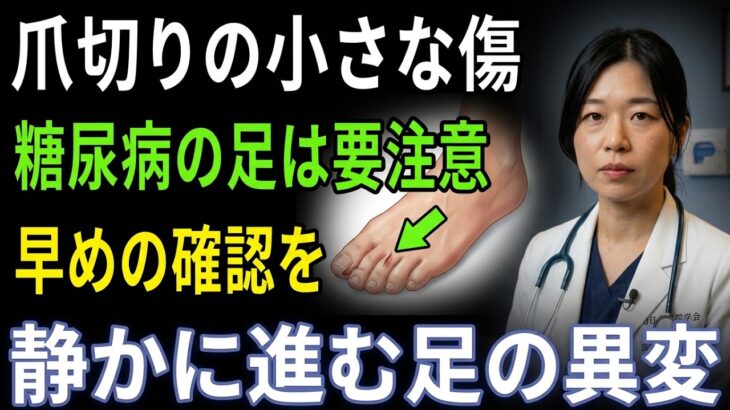 静かに進む足の異変今すぐ確認したい糖尿病のサイン
