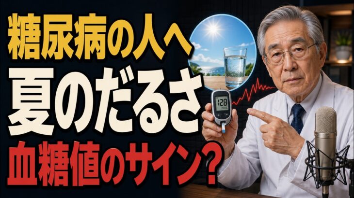糖尿病の人は夏のだるさに注意｜血糖値の乱れを見逃さない症状と対策