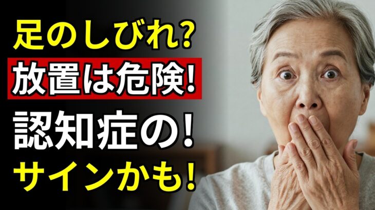糖尿病の初期症状？足のしびれを放置すると認知症やがんのリスクが激増する理由