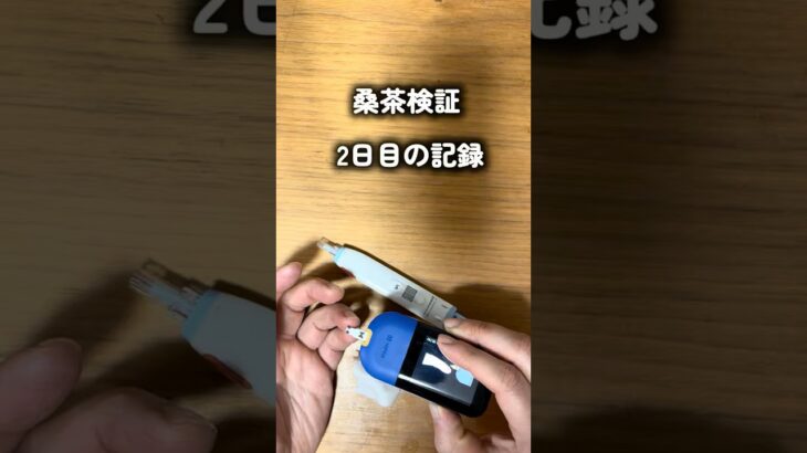 桑茶検証２日目の記録 #ダイエット #糖尿病 #血糖値コントロール #血糖値スパイク