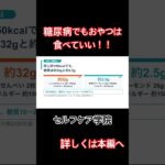 糖尿病でもおやつは食べていい！！