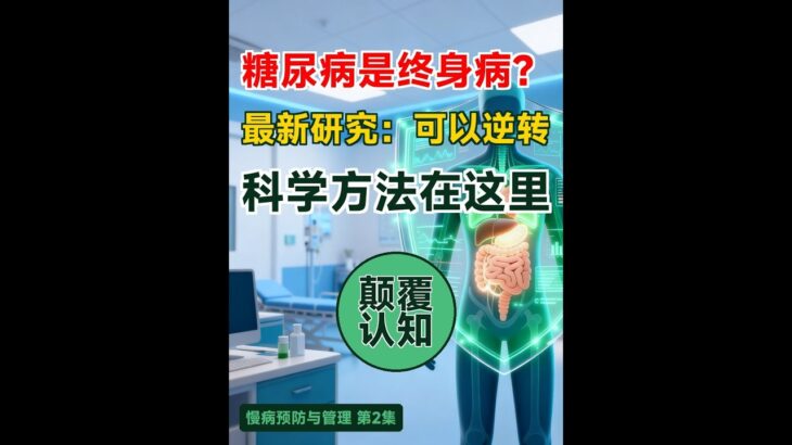 糖尿病是终身病？最新研究打了谁的脸 | 科学逆转秘诀 | 代谢健康