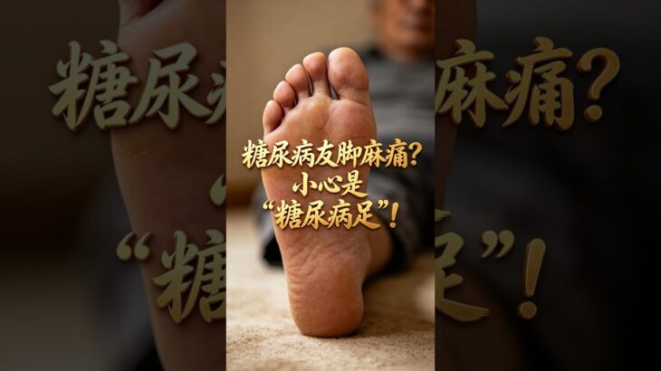 糖尿病友腳麻痛？小心是“糖尿病足”！