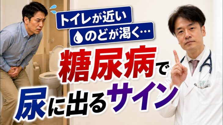 トイレが近い ・のどが渇く・・・糖尿病で尿に出る『サイン』とは｜糖尿病専門医による解説