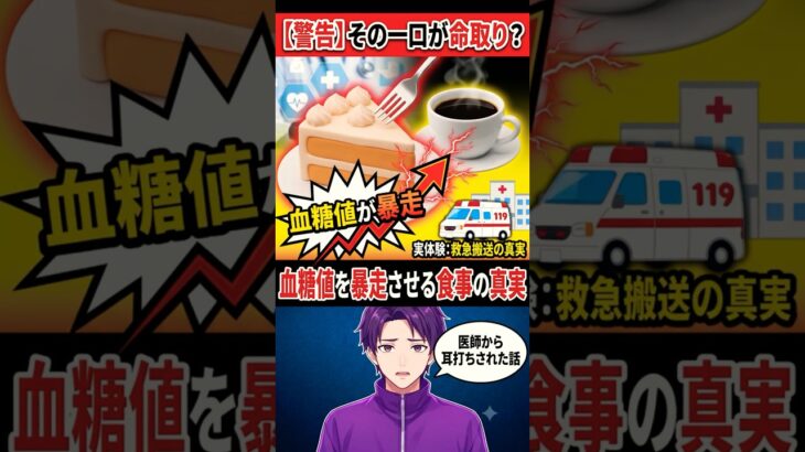 【警告】そのひとくちが命取り　＃糖尿病　＃心不全　＃緊急搬送　＃せぶんまかんおう　＃まかんおうせぶん　 #低音女子 #睡眠用 #睡眠誘導 #vtuber #切り抜き