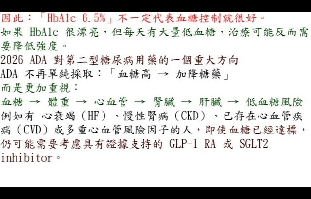 2026 ADA《Standards of Care in Diabetes》美国糖尿病協會 (ADA)指南