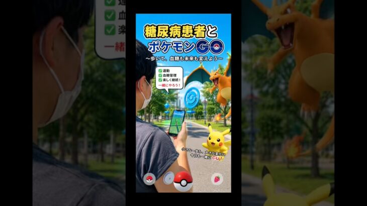20代で糖尿病になった男がポケモンGO始めました！