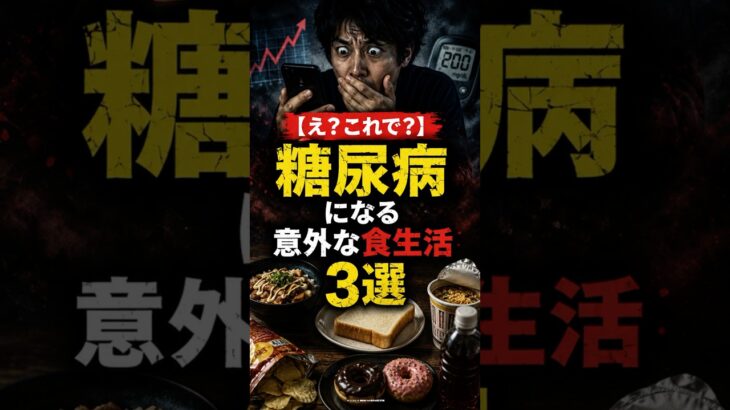 【え？これで？】糖尿病になる意外な食生活3選