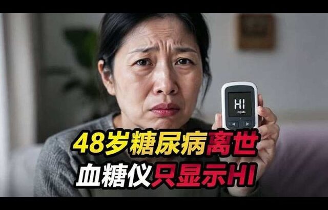 48歲糖尿病猝逝，血糖儀只顯示HI
