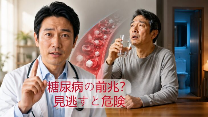 糖尿病になる前に現れるサイン5つ｜見逃しやすい初期症状とは