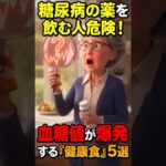 【糖尿病の薬を飲む人危険】体に良いはずの『ある健康食』で血糖値が急上昇する理由5選！ #シニア健康 #雑学 #60歳代