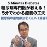 5 Minutes Diabetes 13  糖尿病の薬物療法②GLP1受容体作動薬: GLP-1 Medications  (Ozempic®, Mounjaro®, and Rybelsus®)