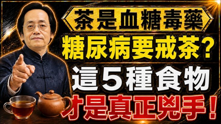 茶是血糖毒藥？糖尿病要從此戒茶？中醫告訴妳，這五物50歲後別貪嘴！#糖尿病飲食 #血糖管理 #中醫養生 #無糖茶 #五十歲後養生