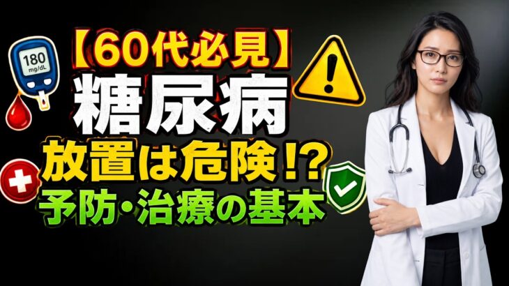 糖尿病は本当に怖い病気？60代から知っておきたい「治療」と「予防」の基本【佐藤達也】
