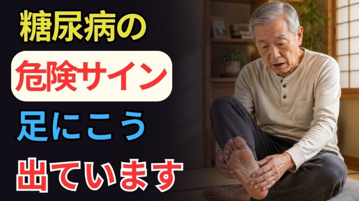 60歳を過ぎたら見てください！足に現れる糖尿病の危険サイン9選。