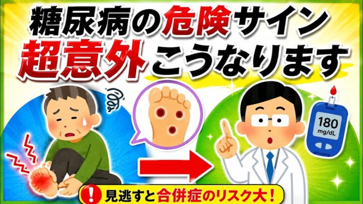 医師が警告：足に現れる9つのサインは糖尿病かもしれません（放置しないで！）