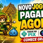 ACHEI UM NOVO JOGO NFT IDLE QUE SACA DIRETO NO PIX… E É GRÁTIS!