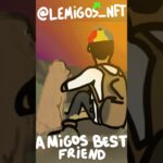 Afraid of Changes Migo #LEMIGOS #handdrawn #goldenretriever #nft