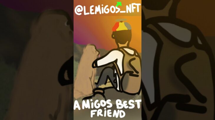 Afraid of Changes Migo #LEMIGOS #handdrawn #goldenretriever #nft