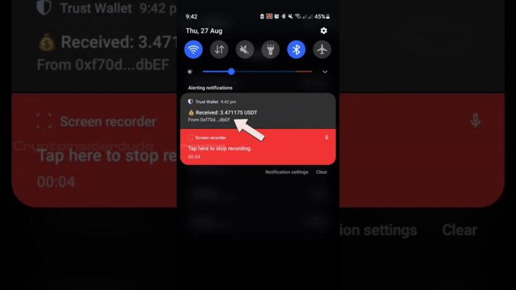 August 27 Withdrawal Successful😌💯| Brivox NFT airdrop | #shortsyoutube #airdrop #youtubeshorts |
