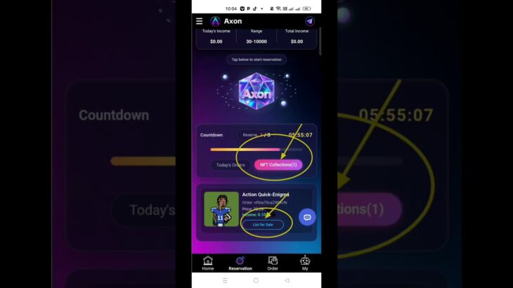 Axon NFT Daily Reservation || Axon NFT Daily Working || Axon NFT Working || Axon NFT