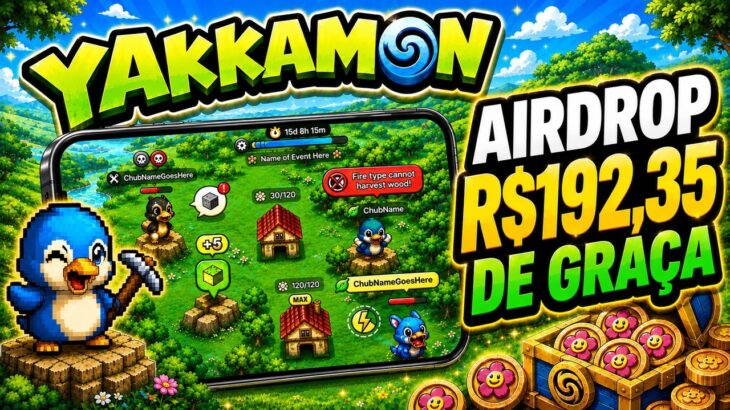 ⚔️ CORRE!! LANÇOU JOGO IDLE PAGANDO – NOVO JOGO NFT GRÁTIS – COMO INICIAR no YAKKAMON ?