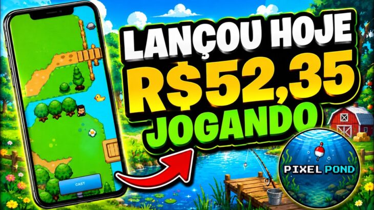 🕹️ CORRE!! PIXEL POND: O NOVO JOGO NFT GRÁTIS PARA CELULAR (PLAY TO EARN GRÁTIS)