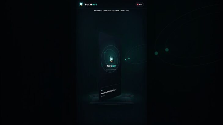 Crimson Orbit Aquarium | PulseNFT 360° #Shorts