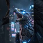 ​Cyberpunk Eagle: The Future is Here! 🦅⚡cyberpunk #nft #robot #scifi #futuretech #digita