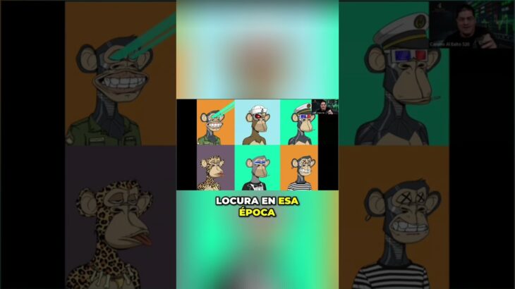 El Colapso de los Monos NFT y la Era de la IA #shorts