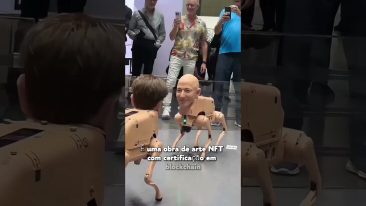Elon Musk virou um cachorro robô? Essa arte chocou o mundo 🤖 #ArteDigital #IA #NFT #futuro