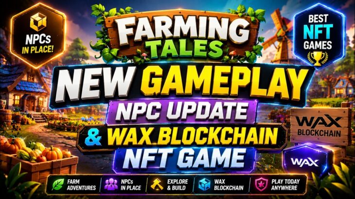 Farming Tales New Gameplay: NPC Update & WAX Blockchain NFT Game