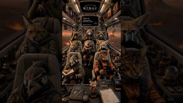 Flight Record #aivideo #cat #scifialpha #scifi #funny #猫 #猫 #cute #spaceadventure #nft #宇宙旅行